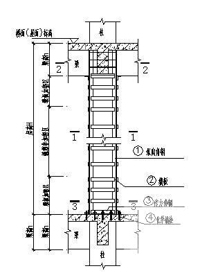 小学结构加固结构CAD施工图纸（5层框架剪力墙桩基础） - 2