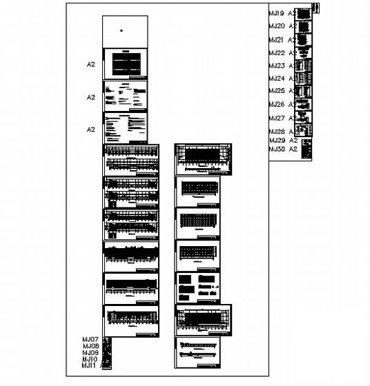 5层商业城外墙改造建筑施工CAD图纸（明框玻璃幕墙） - 2