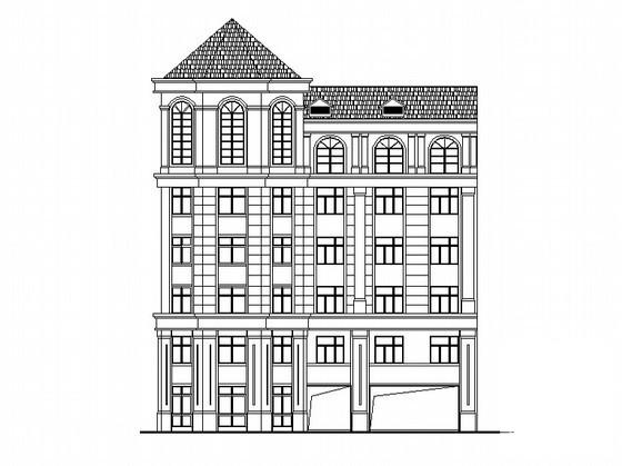 6层欧式现代小区辅助用房建筑施工CAD图纸（6号楼） - 3