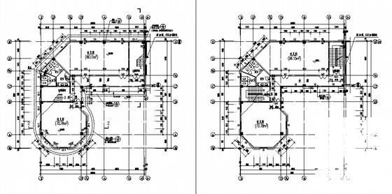 6层欧式现代小区辅助用房建筑施工CAD图纸（6号楼） - 5