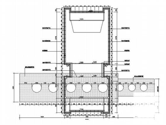 现代风格售楼处大门楼幕墙工程建筑施工CAD图纸(花岗岩干挂) - 2