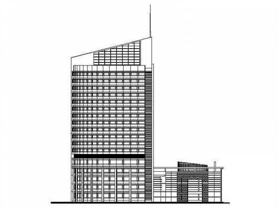 知名大学17层附属医院建筑方案设计CAD图纸 - 5
