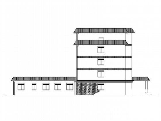 5层医院门诊楼建筑施工CAD图纸(砌体结构) - 2