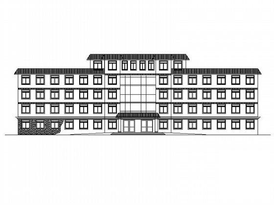 5层医院门诊楼建筑施工CAD图纸(砌体结构) - 4
