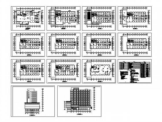 10层妇幼保健院综合楼方案CAD图纸(建筑设计说明) - 1