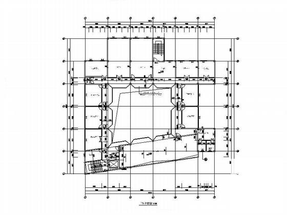 3层框架结构藏式风格医疗建筑施工CAD图纸（效果图纸）(抗震设防类别) - 3