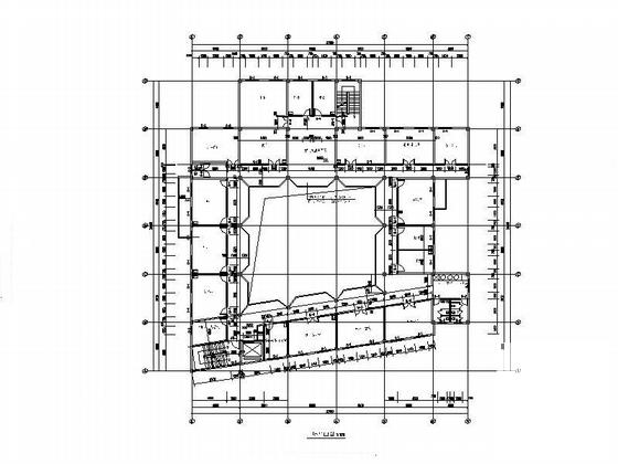 3层框架结构藏式风格医疗建筑施工CAD图纸（效果图纸）(抗震设防类别) - 4