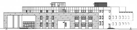 3层框架结构洗浴中心建筑结构CAD施工图纸 - 2