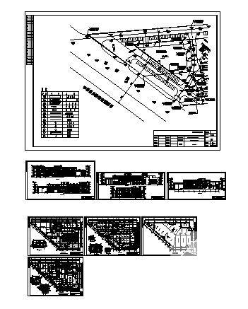 3层框架结构洗浴中心建筑结构CAD施工图纸 - 4
