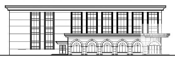 3层砖混结构食堂招待所建筑结构CAD施工图纸 - 4