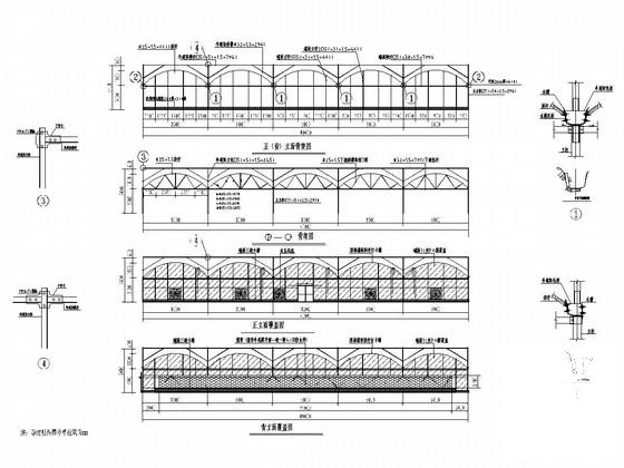 连栋薄膜大棚钢结构CAD施工图纸(电气设计说明) - 2