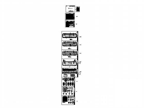 新站区花园小区3层商业综合楼建筑施工CAD图纸(卫生间大样图) - 2