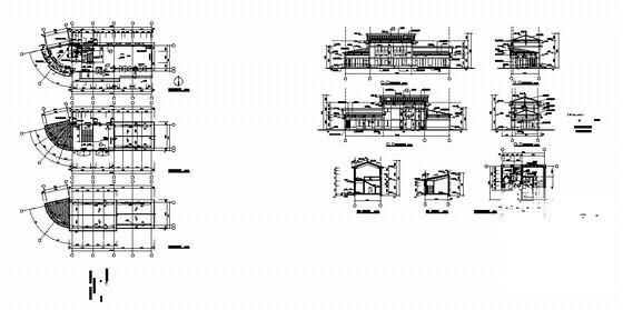 节能型2层商业用楼建筑施工套CAD图纸（8号楼） - 3