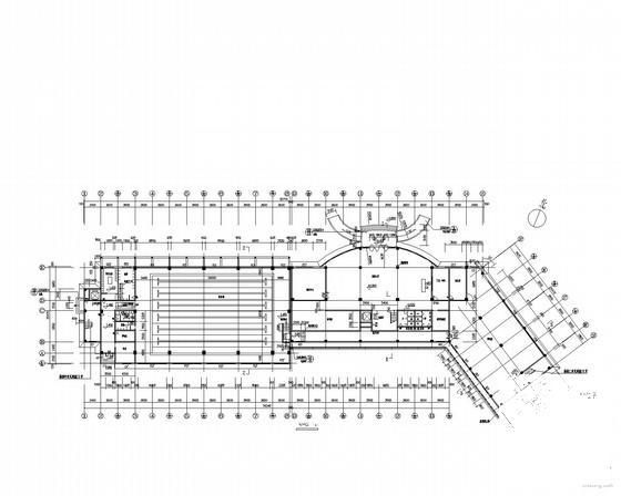 6层综合楼建筑施工CAD图纸（效果图纸及节能设计说明） - 4
