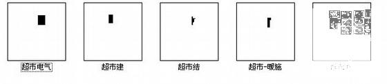 4层框架商场建筑结构水暖电CAD施工图纸 - 2