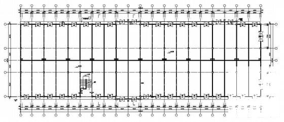 商业中心三号商业楼建筑结构水电CAD施工图纸 - 2