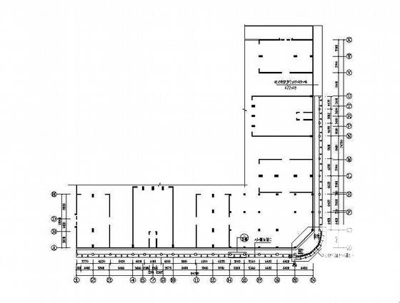 城市人民南路大厦外墙及内部改造工程建筑结构电气CAD施工图纸(led显示屏) - 4