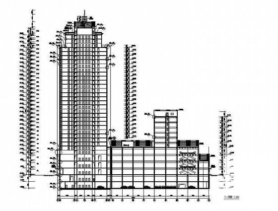 32层大型综合商业建筑CAD施工图纸 - 1