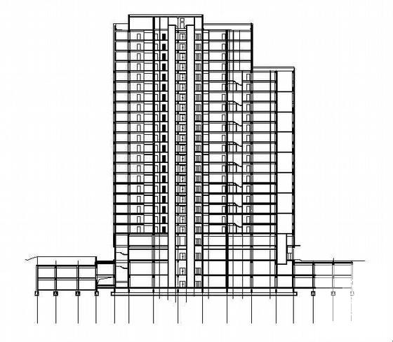 一套42028.61平米22层综合楼建筑施工图纸 - 4