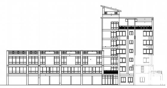 2层农贸市场建筑施工CAD图纸(卫生间详图) - 1