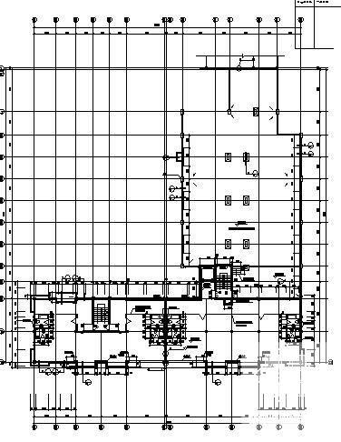 2层农贸市场建筑施工CAD图纸(卫生间详图) - 3