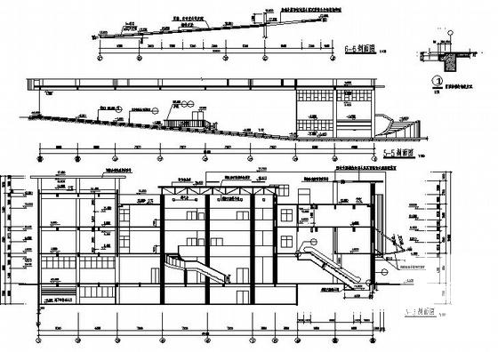 4层文化商城建筑CAD施工图纸(卫生间详图) - 1