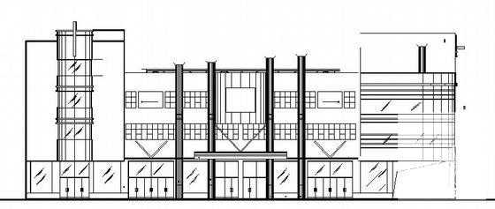 4层文化商城建筑CAD施工图纸(卫生间详图) - 4