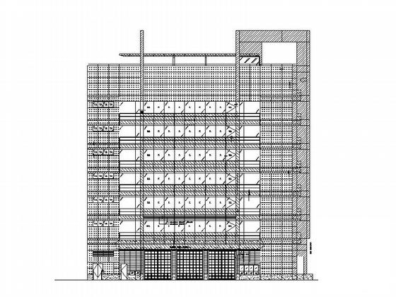 国外医院11层传染病大楼建筑CAD施工图纸 - 4