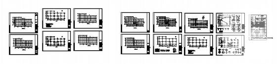 物流公司辅助厂房建筑结构CAD施工图纸 - 2