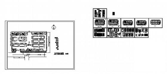 5层教学楼建筑结构CAD施工图纸（计算书及建筑图纸） - 2