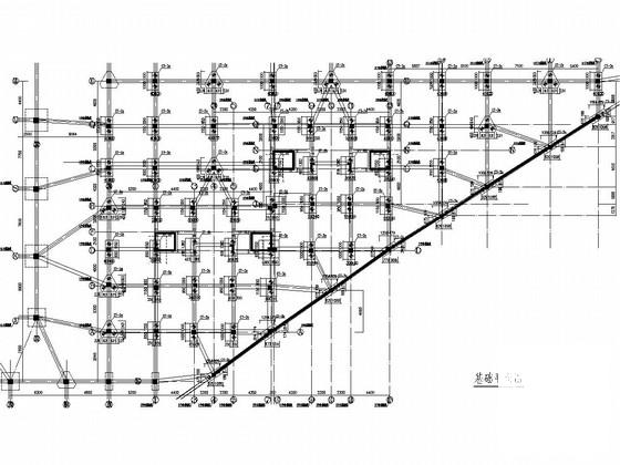 3层框架结构叠拼别墅（带大地下室）建筑结构CAD施工图纸 - 3