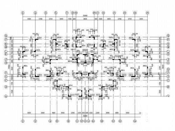 16层剪力墙结构高层住宅楼结构CAD施工图纸(基础采用桩基础) - 1