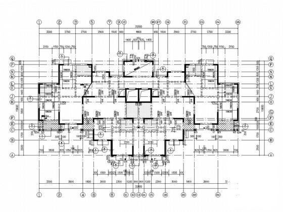 16层剪力墙结构高层住宅楼结构CAD施工图纸(基础采用桩基础) - 3
