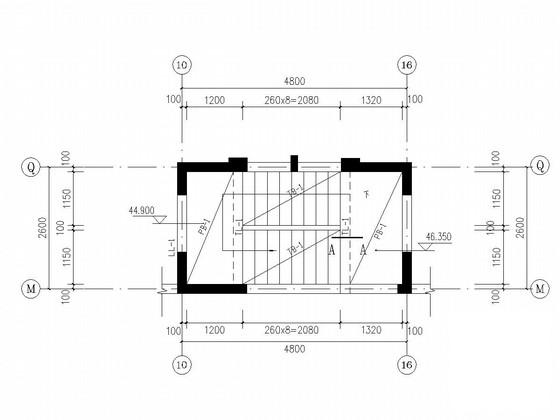 16层剪力墙结构高层住宅楼结构CAD施工图纸(基础采用桩基础) - 4