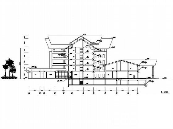 地中海风格5层医疗保健中心建筑施工CAD图纸(平面图) - 2
