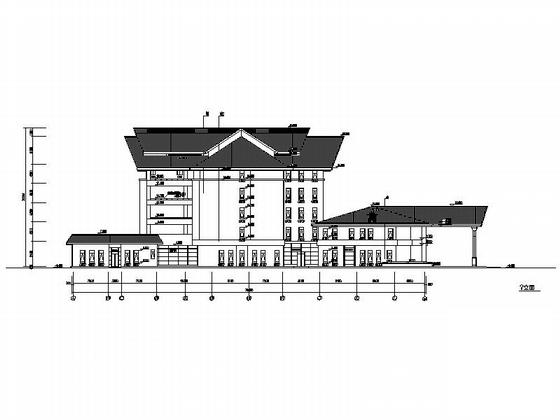 地中海风格5层医疗保健中心建筑施工CAD图纸(平面图) - 4