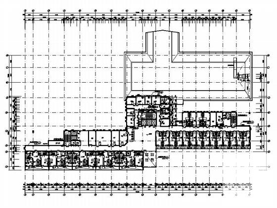 地中海风格5层医疗保健中心建筑施工CAD图纸(平面图) - 5