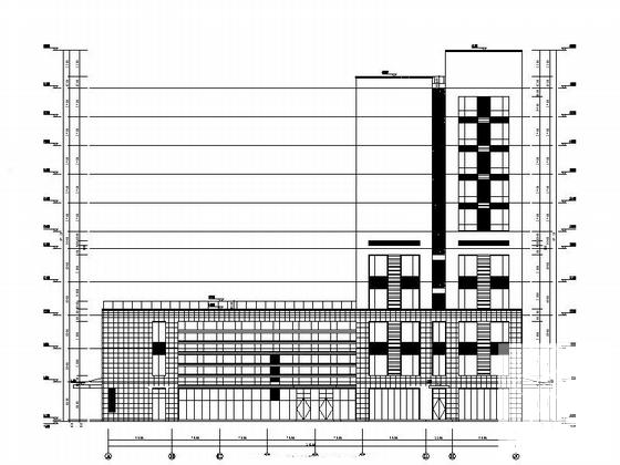 11层现代风格市级甲等医院综合楼建筑设计CAD施工图纸（知名设计院） - 5