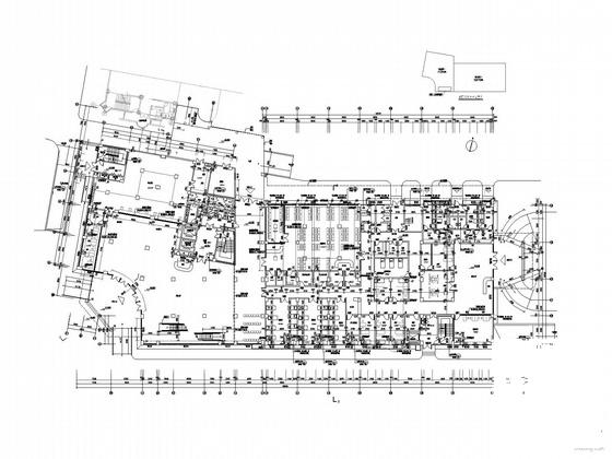 城市8层人民医院门诊医技楼工程建筑施工CAD图纸(现浇钢筋混凝土) - 4