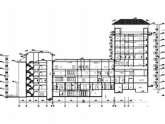医院9层综合楼建筑施工CAD图纸(框架剪力墙结构) - 4