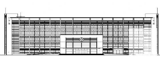 框架结构5层人民医院门诊楼建筑施工CAD图纸(卫生间详图) - 1