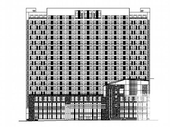 20层中医院综合病房大楼建筑施工CAD图纸 - 3