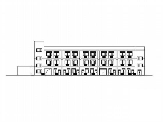 3层现代风格敬老院建筑施工图（消防2014年图纸）(门窗大样) - 1