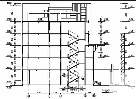5层医院门诊及住院楼建筑施工CAD图纸（框架结构）(卫生间详图) - 1