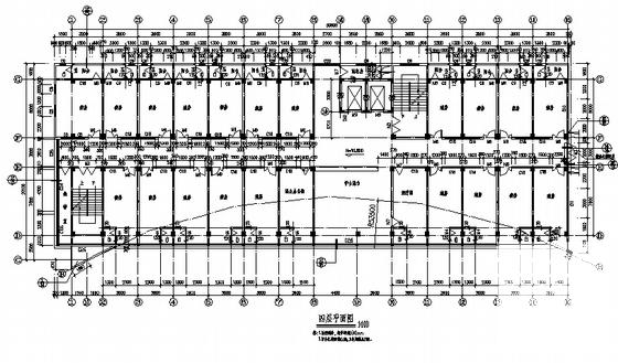 5层医院门诊及住院楼建筑施工CAD图纸（框架结构）(卫生间详图) - 3