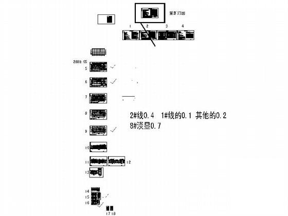 社会福利院3层病房建筑施工CAD图纸 - 4