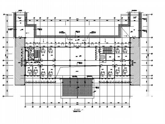 中式风格2层带阁楼福利中心养护楼建筑施工CAD图纸(门窗大样) - 3