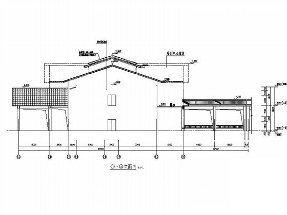 中式风格2层带阁楼福利中心养护楼建筑施工CAD图纸(门窗大样) - 5