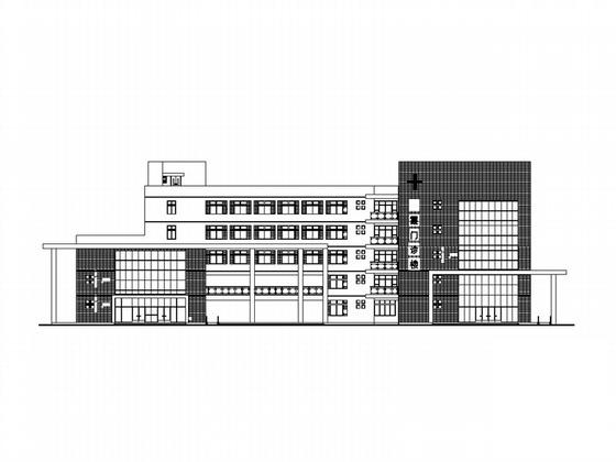 5层卫生服务中心建筑施工CAD图纸(配电平面图) - 1