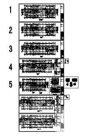 5层卫生服务中心建筑施工CAD图纸(配电平面图) - 3